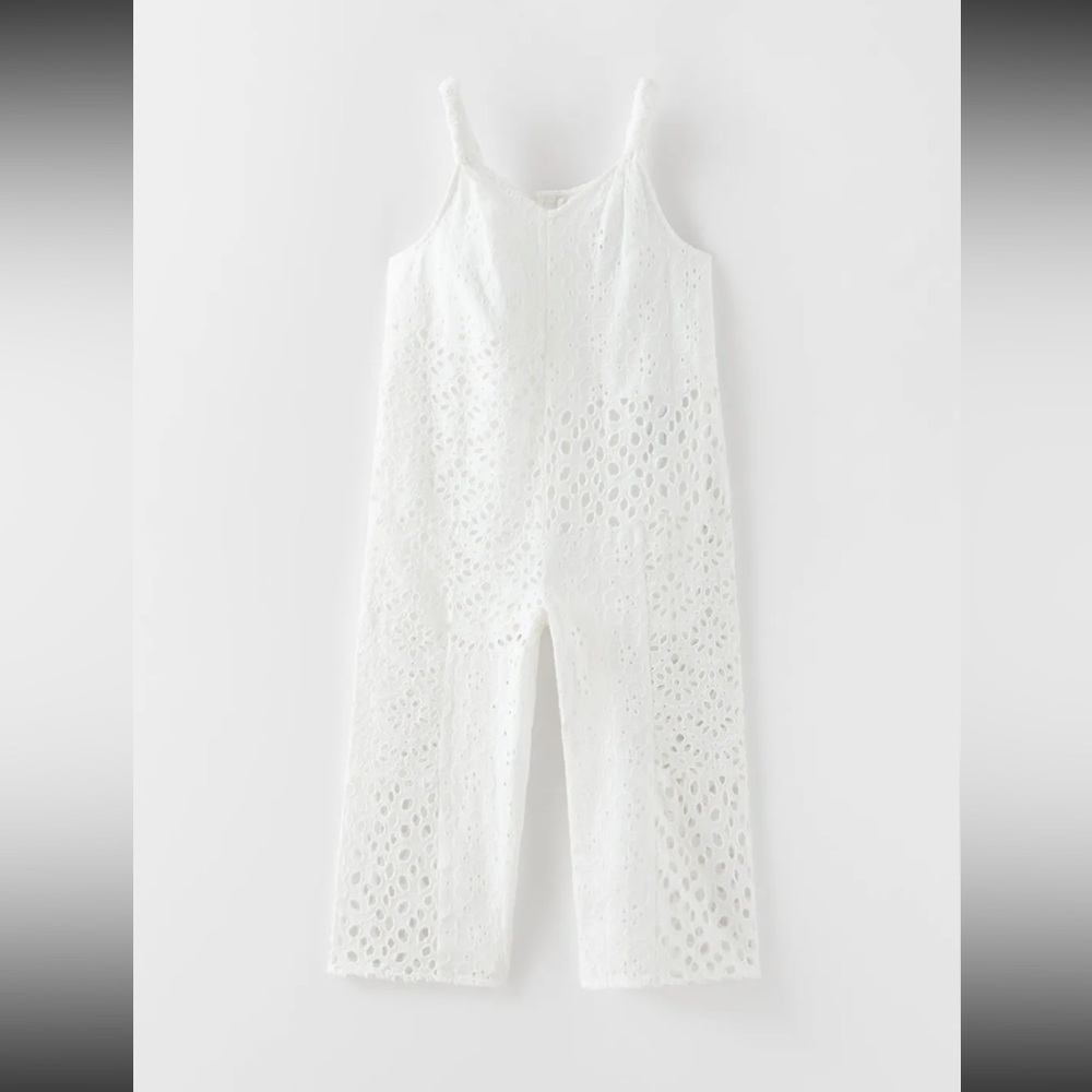 ZARA EMBROIDERED JUMPSUIT